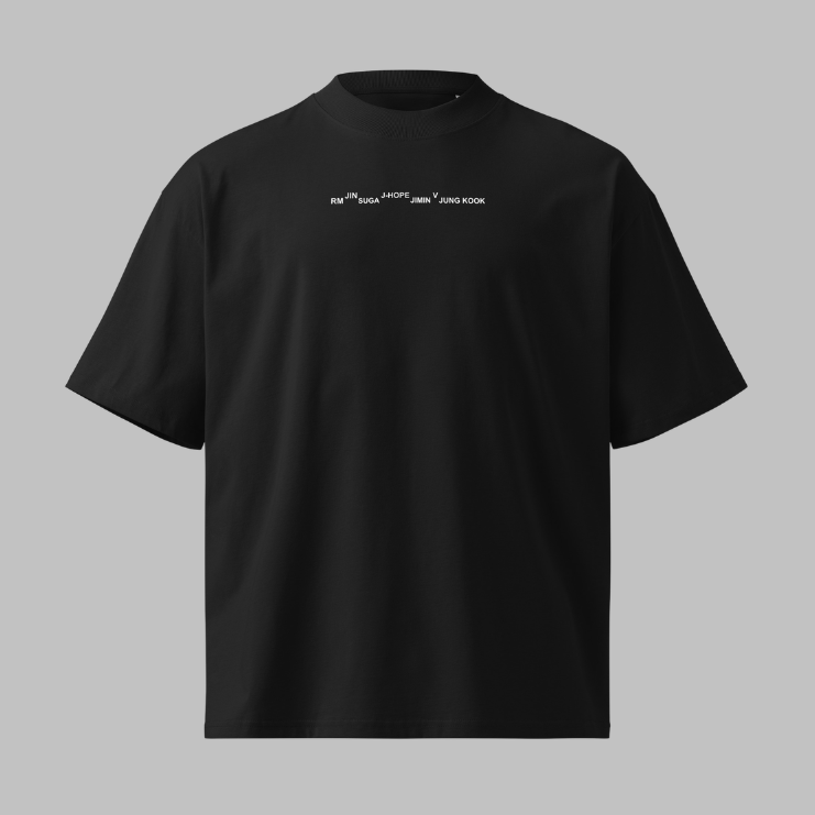 SWIM | Unisex organic oversized high neck t-shirt