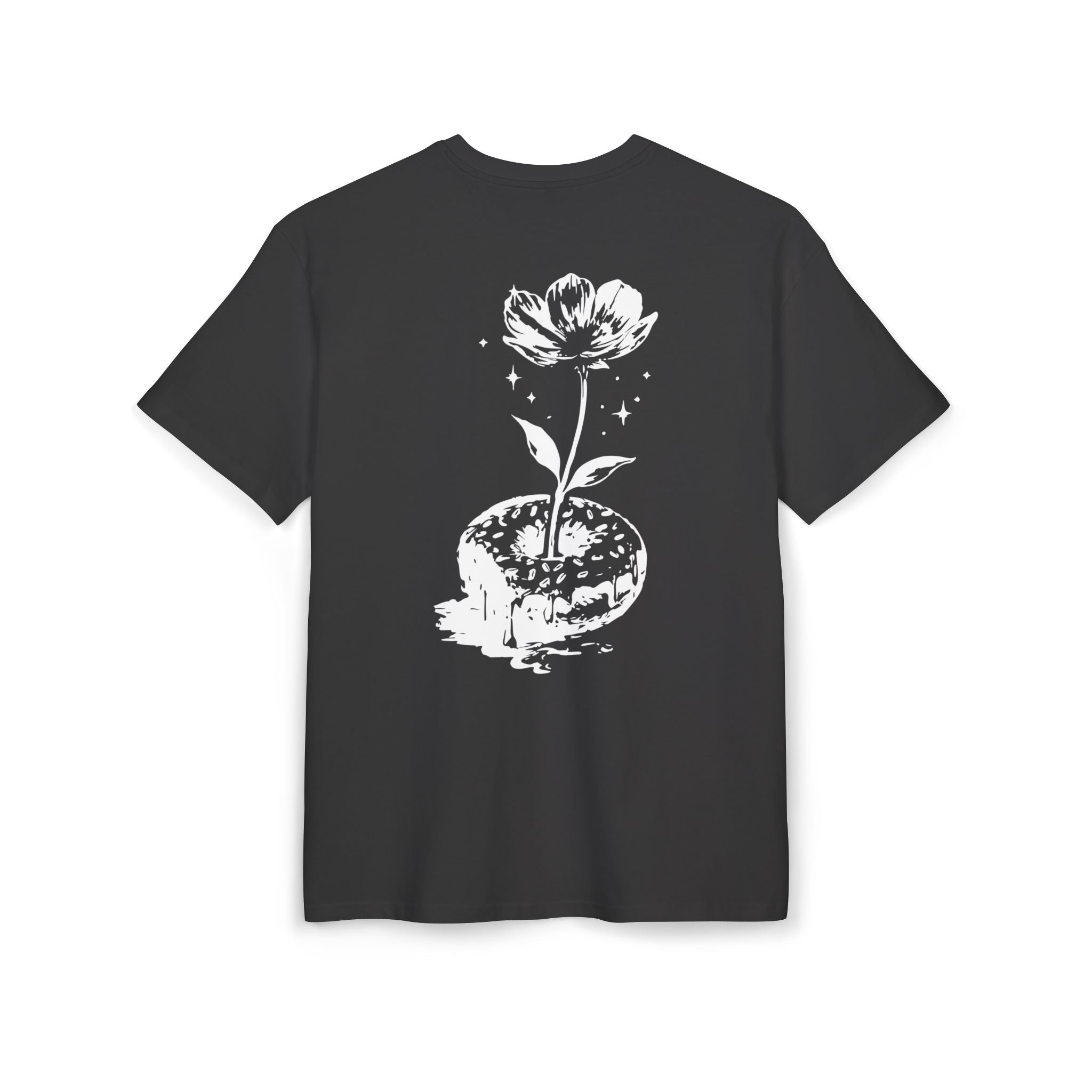 Donut Flower T-shirt — Floral Donut Graphic Oversized T-Shirt