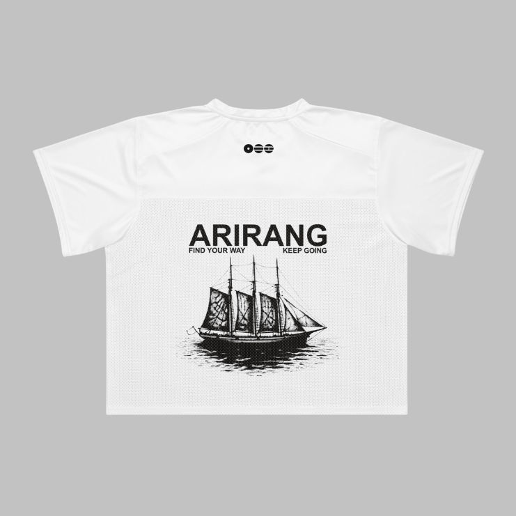 ARIRANG Boxy football jersey
