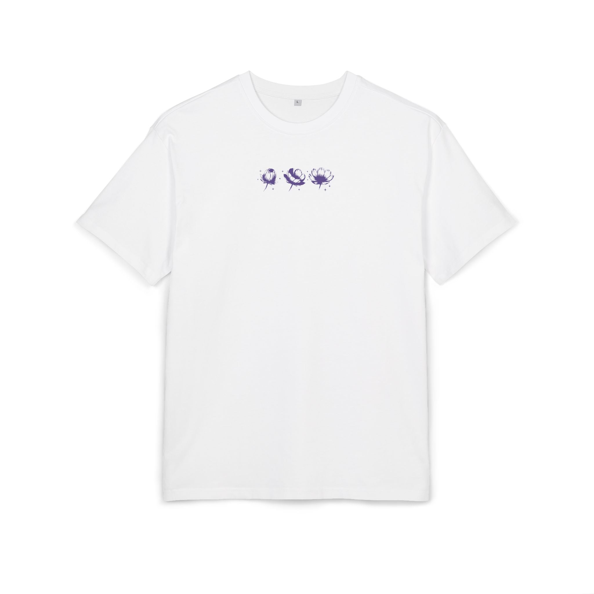 Donut Flower T-shirt — Floral Donut Graphic Oversized T-Shirt