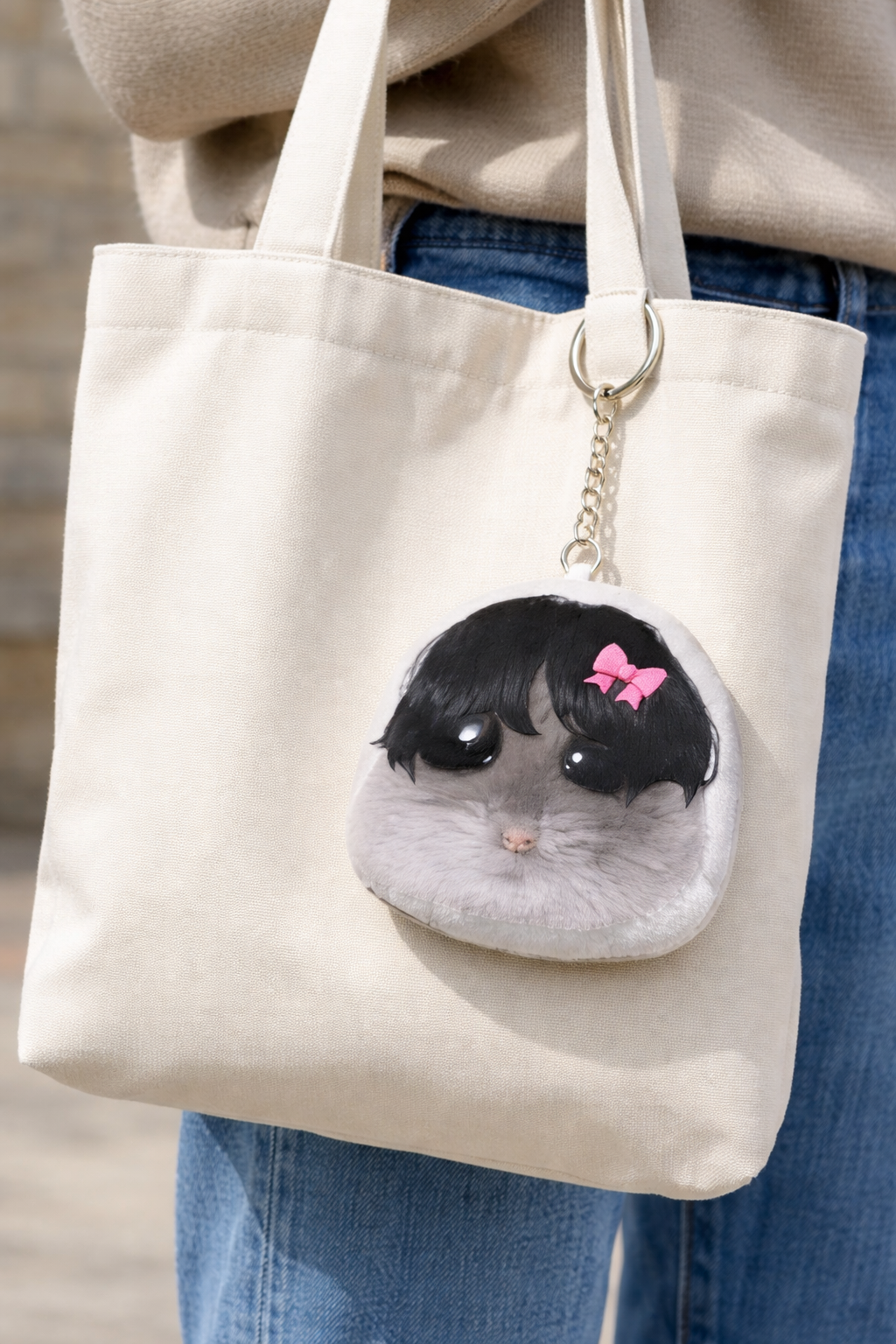V Mini Plush Keychain