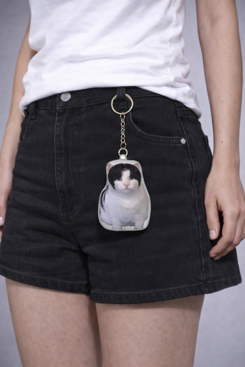 Jin Mini Plush Keychain