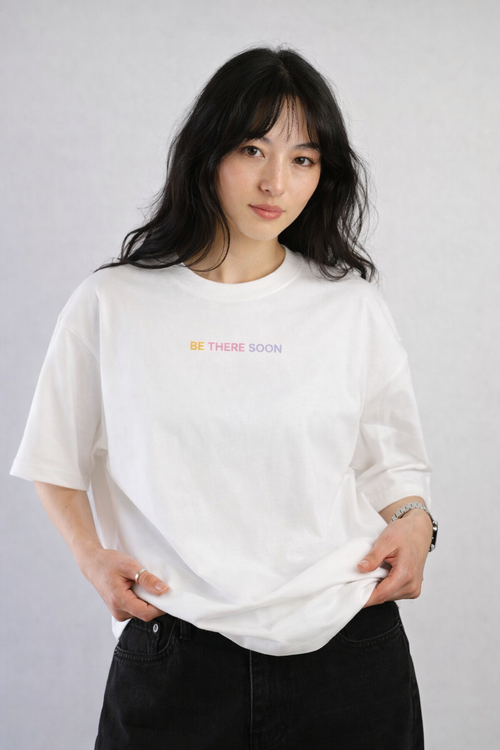 Be There Soon T-shirt Oversized — 'It's Giving Nostalgia'