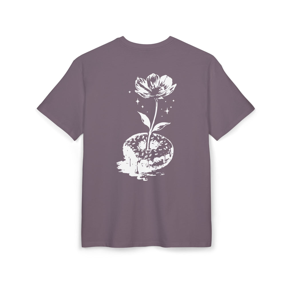Donut Flower T-shirt — Floral Donut Graphic Oversized T-Shirt
