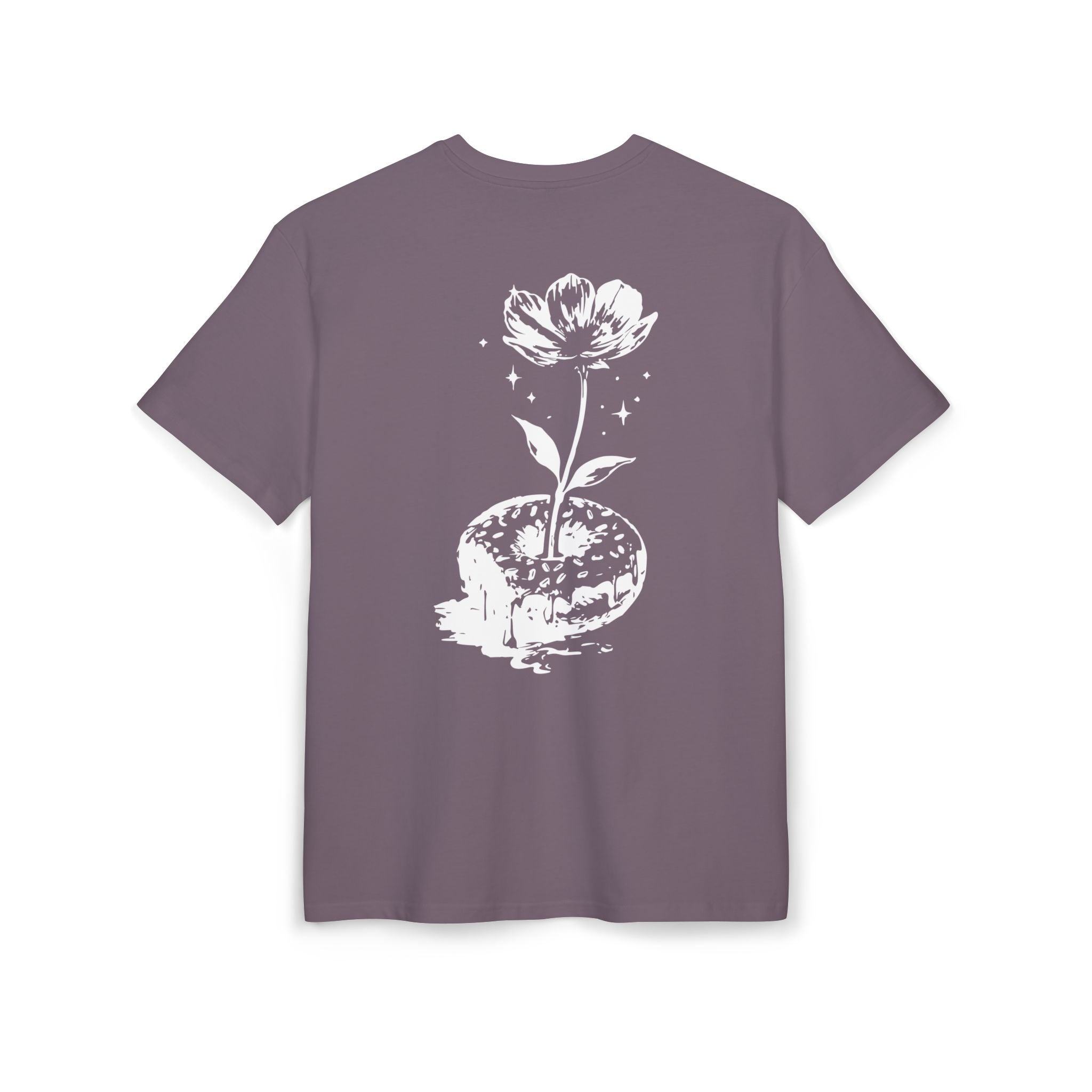 Donut Flower T-shirt — Floral Donut Graphic Oversized T-Shirt