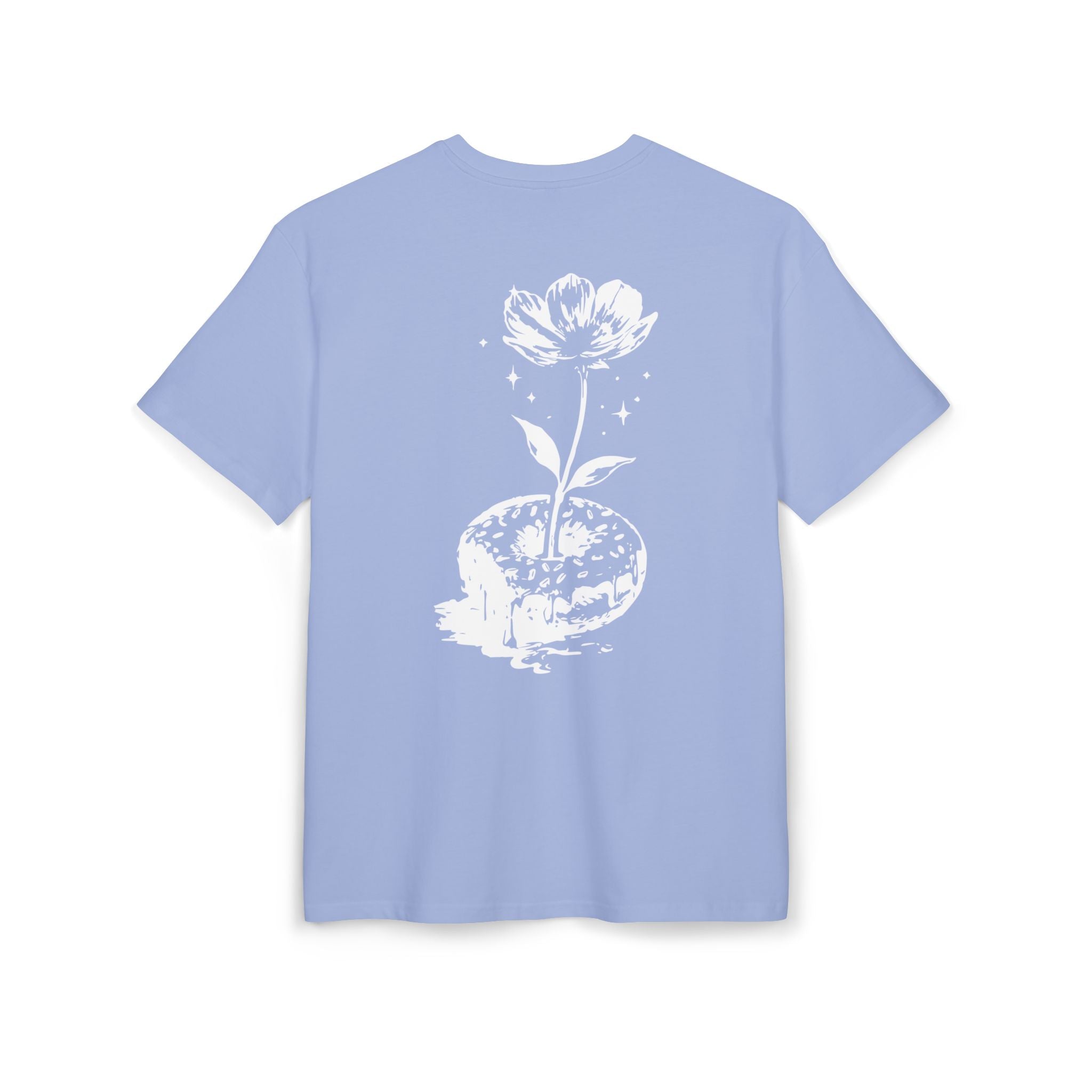 Donut Flower T-shirt — Floral Donut Graphic Oversized T-Shirt